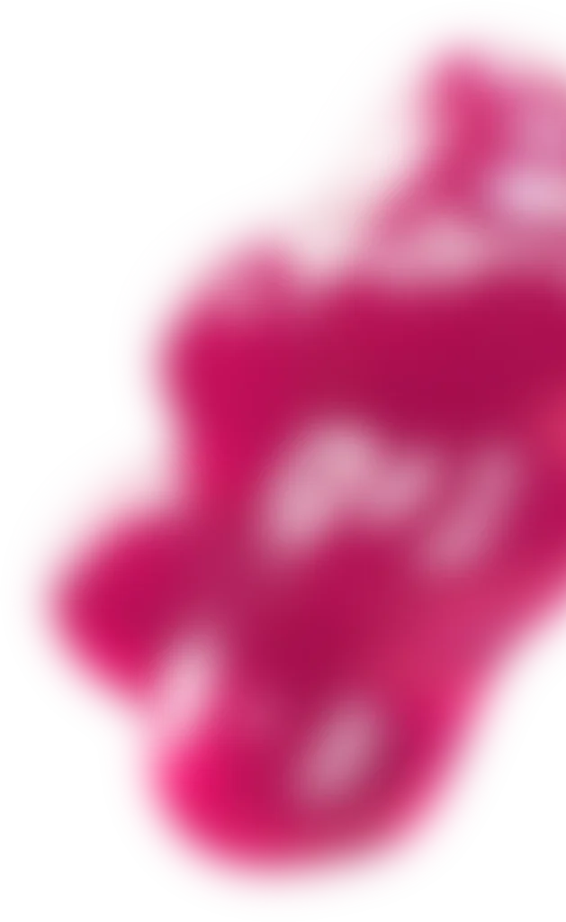 Blurry Purple Jelly Bear - JouyCo