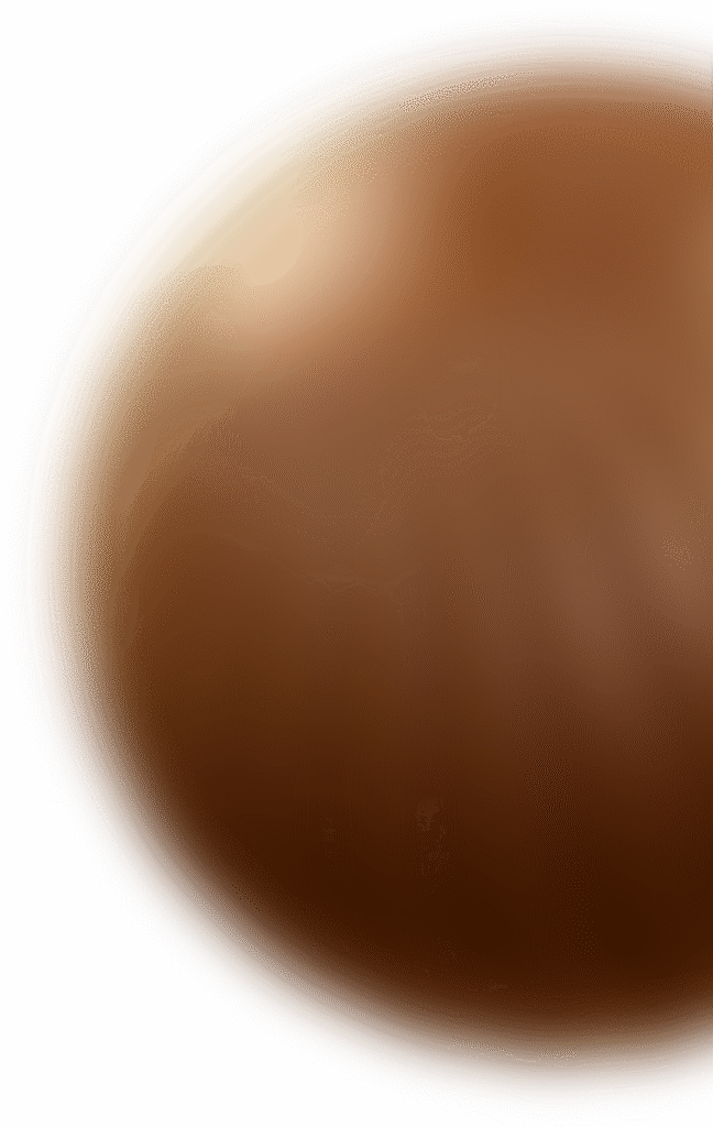 Blurry Round Right Chocolate - JouyCo